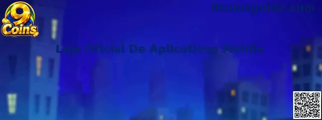 Interface segura da Loja Oficial De Aplicativos Mobile para download do jogo 9 Coins