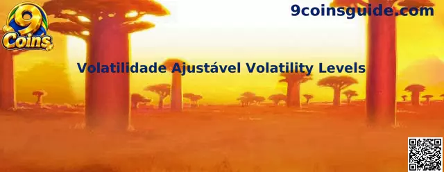 Recurso de Volatilidade Ajustável Volatility Levels no jogo 9 Coins
